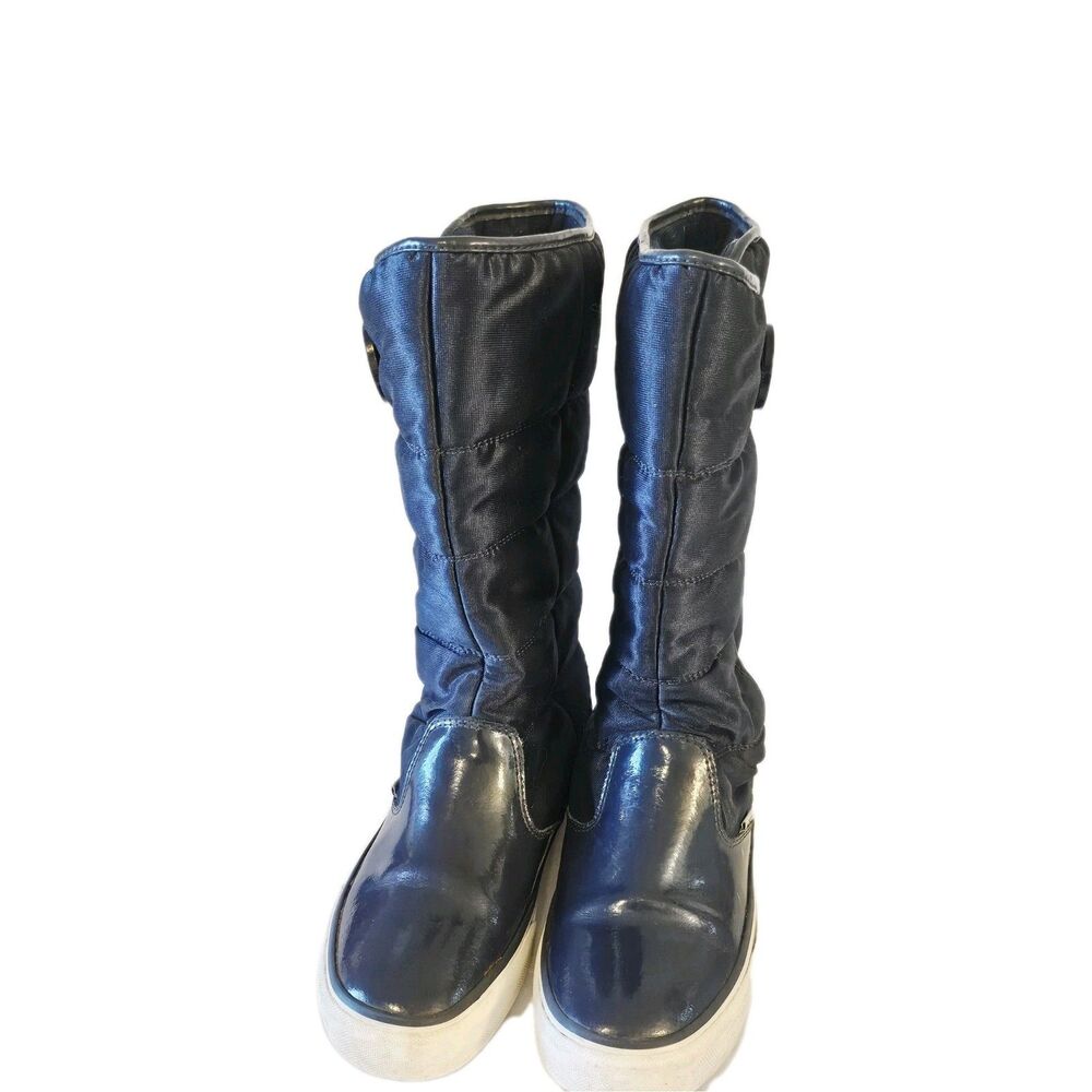 Vans Navy Blue Winter Boots Size 8.5 - Picture 8 of 10